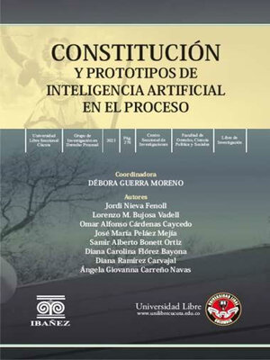 cover image of Constitución y prototipos de inteligencia artificial en el proceso